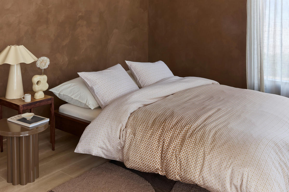 BETTWÄSCHE Nadea Satin 160/210 cm  - Sandfarben, Basics, Textil (160/210cm) - Novel