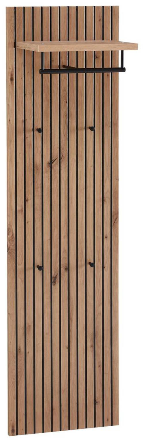 VEŠIAKOVÝ PANEL, dub artisan, 42/151/30 cm - dub artisan, Modern, kompozitné drevo (42/151/30cm) - Voleo