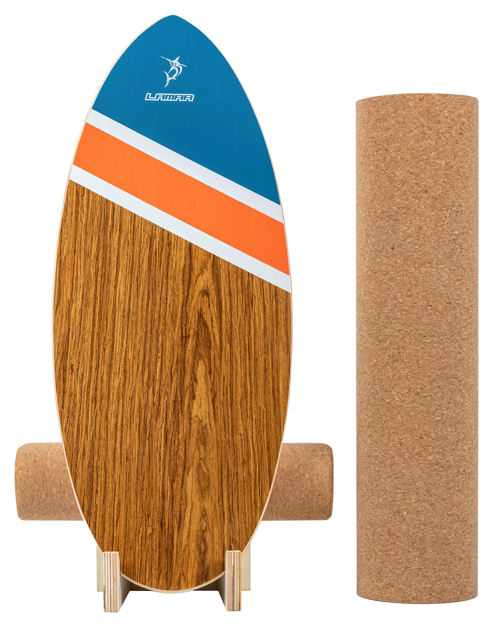 SURF BALANCE BOARD LAMAR - Braun, KONVENTIONELL, Holz/Kunststoff (74/30/1,2cm)