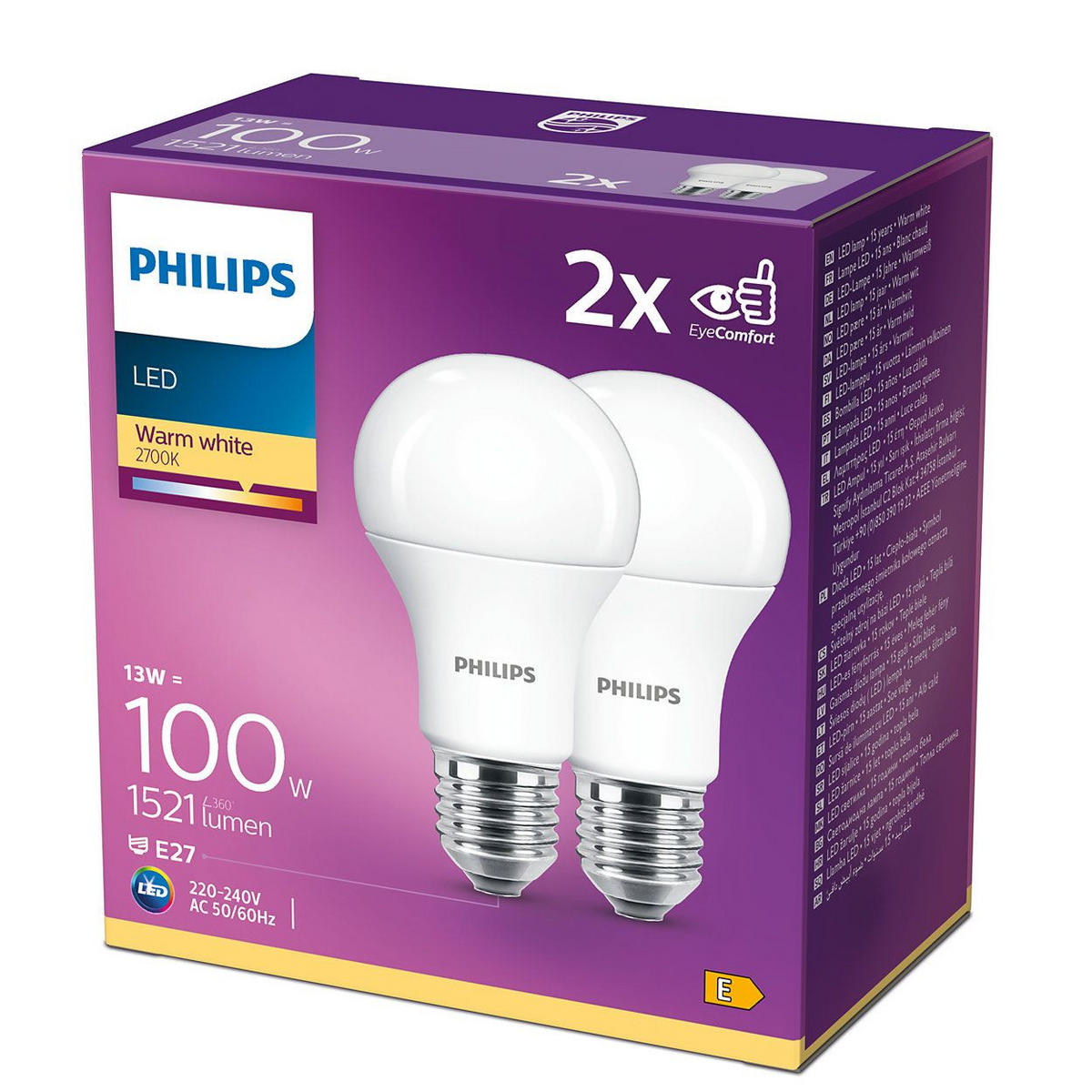 LED ŽARULJA  - bijela, Basics, plastika (6/11cm) - Philips