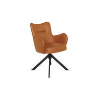 STOL stål  - brun/svart, Design, metall/trä (61/85/60cm) - Best Price