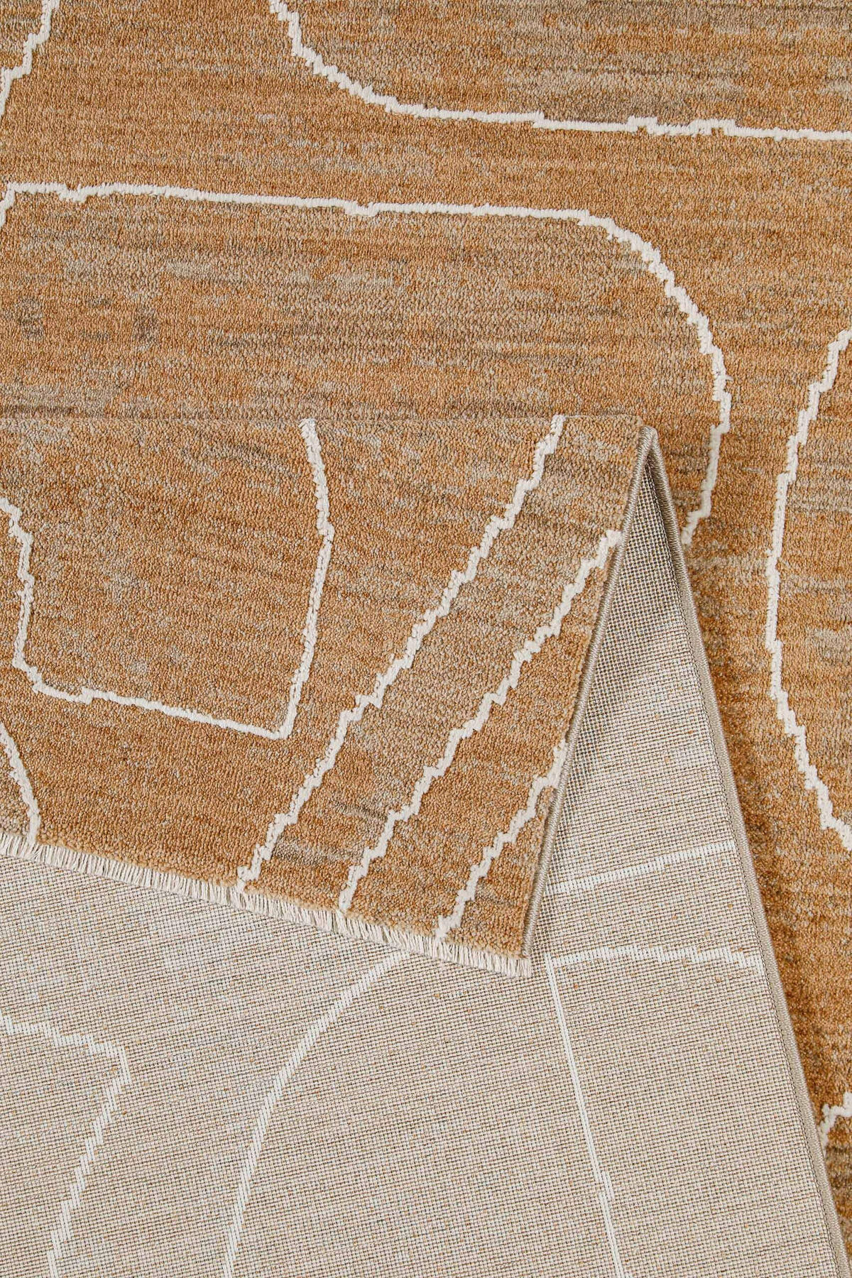 WEBTEPPICH  Wohnzimmer 133/190 cm Esprit Terracotta rechteckig  - Terracotta, Basics, Textil (133/190cm) - Esprit