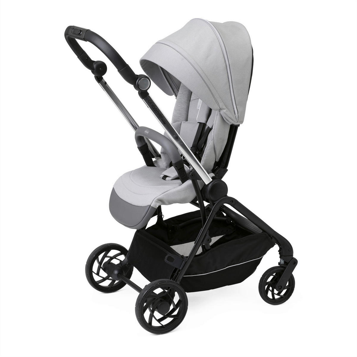 BUGGY One4ever Lounge  - Grau, Basics, Textil/Metall (51/99-109/78cm) - Chicco