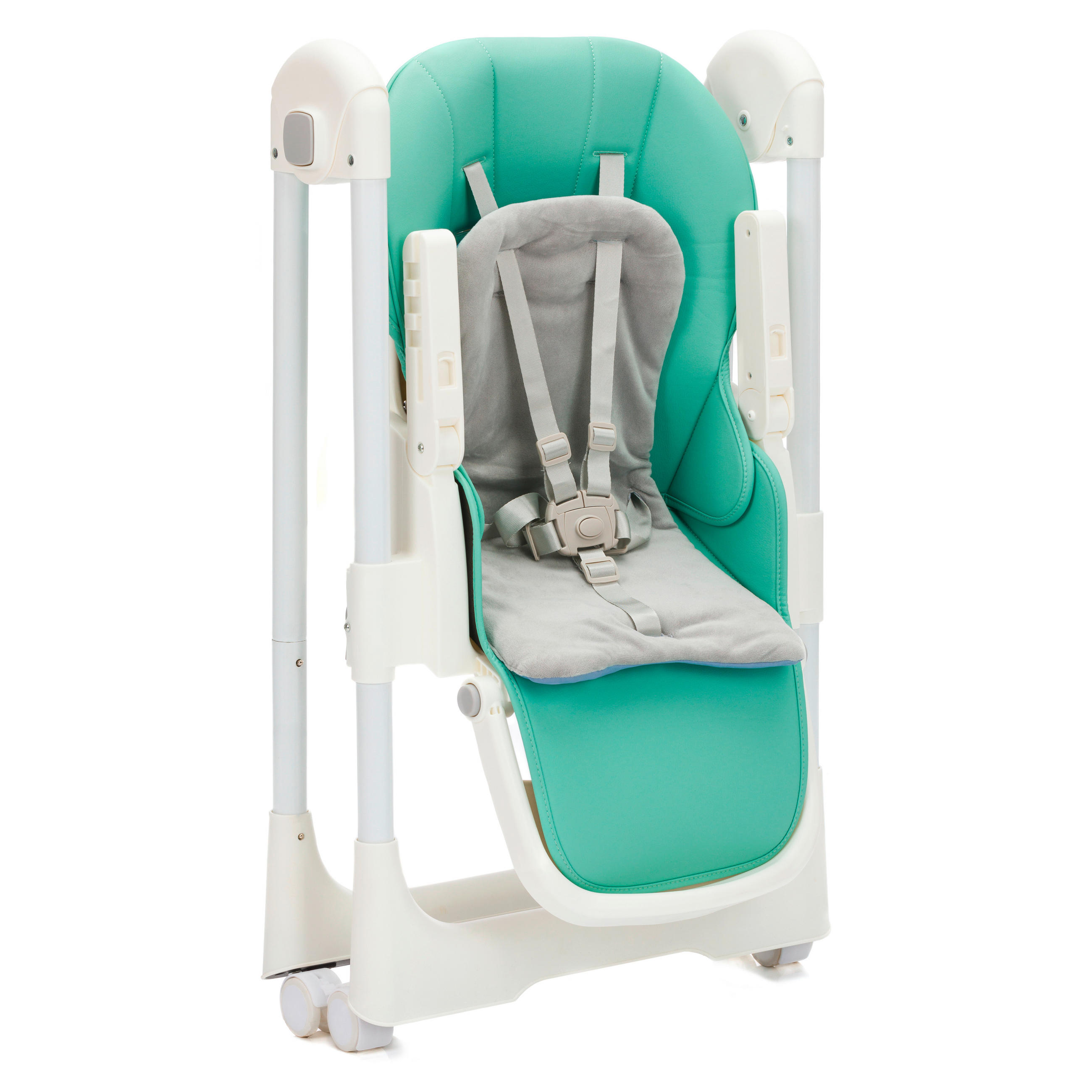 HOCHSTUHL Oskar Weiß, Mintgrün Mint  - Weiß/Mintgrün, Basics, Kunststoff/Metall (75/51/98cm) - Fillikid