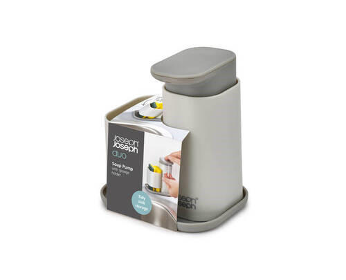 DOZATOR DETERDŽENTA ZA SUDOVE   12,6/14,6/9,7 cm         - siva, Osnovno, plastika (12,6/14,6/9,7cm) - Joseph Joseph