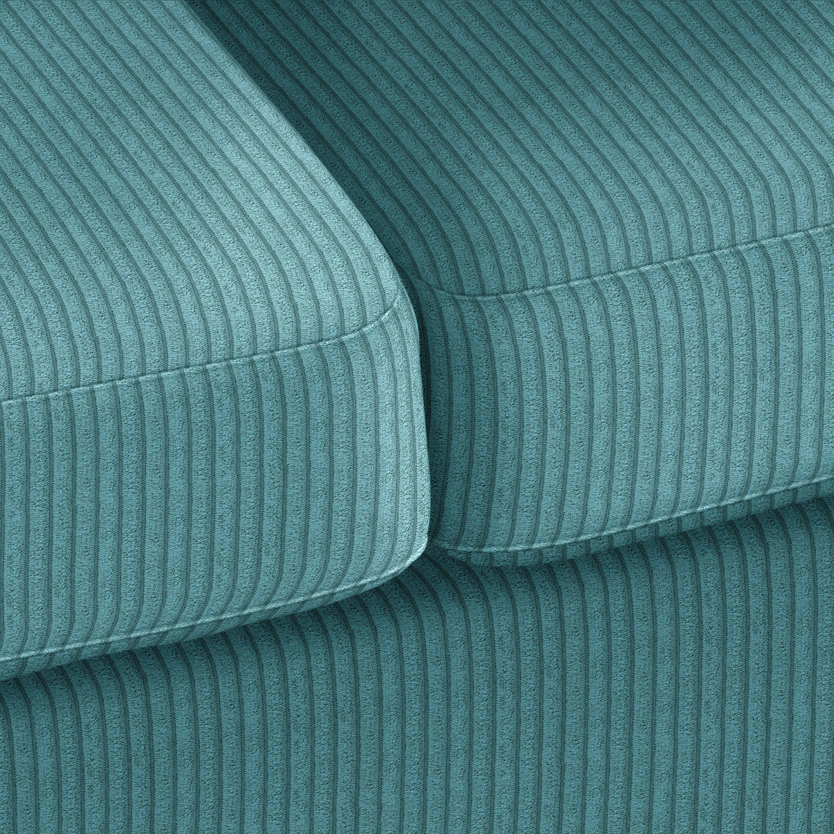 2-SITS SOFFA i textil petrol  - petrol/naturfärgad, trä/textil (190/70-85/95cm) - MID.YOU