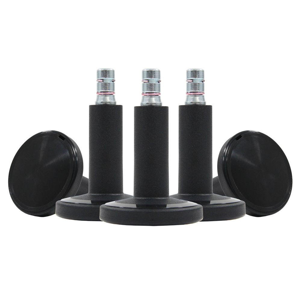 GLIDFÖTTER TILL KONTORSSTOL  per  m² - svart, Basics, metall/plast (6/6,9/6cm) - MID.YOU