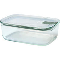 RECIPIENT PĂSTRARE ALIMENTE 1,0 l  - transparent/măsliniu, Konventionell, plastic/sticlă (19,8/13,9/7cm) - Mepal