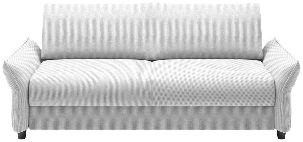 SCHLAFSOFA in Textil Silberfarben  - Silberfarben/Schwarz, Konventionell, Kunststoff/Textil (198/82/106cm) - Ti'me