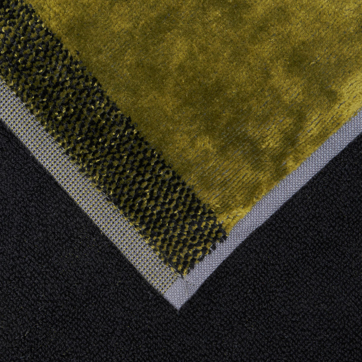 DUSCHTUCH SMILE 95/150 cm  - Grün, Basics, Textil (95/150cm) - Diesel