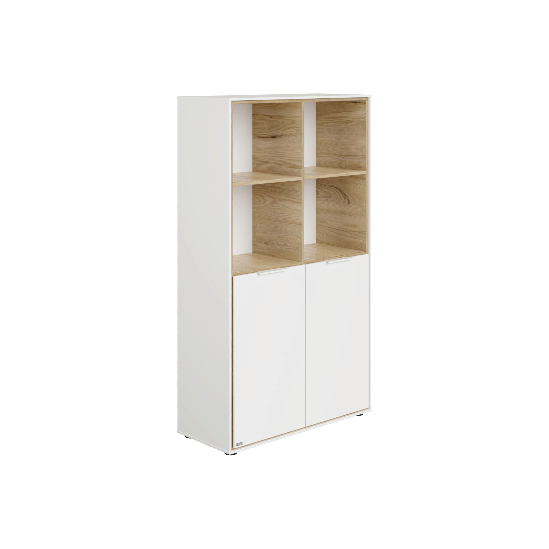 BABAPOLC Lieven  - tölgyfa/fehér, Basics, faalapú anyag (97,2/165,0/38,8cm) - Paidi