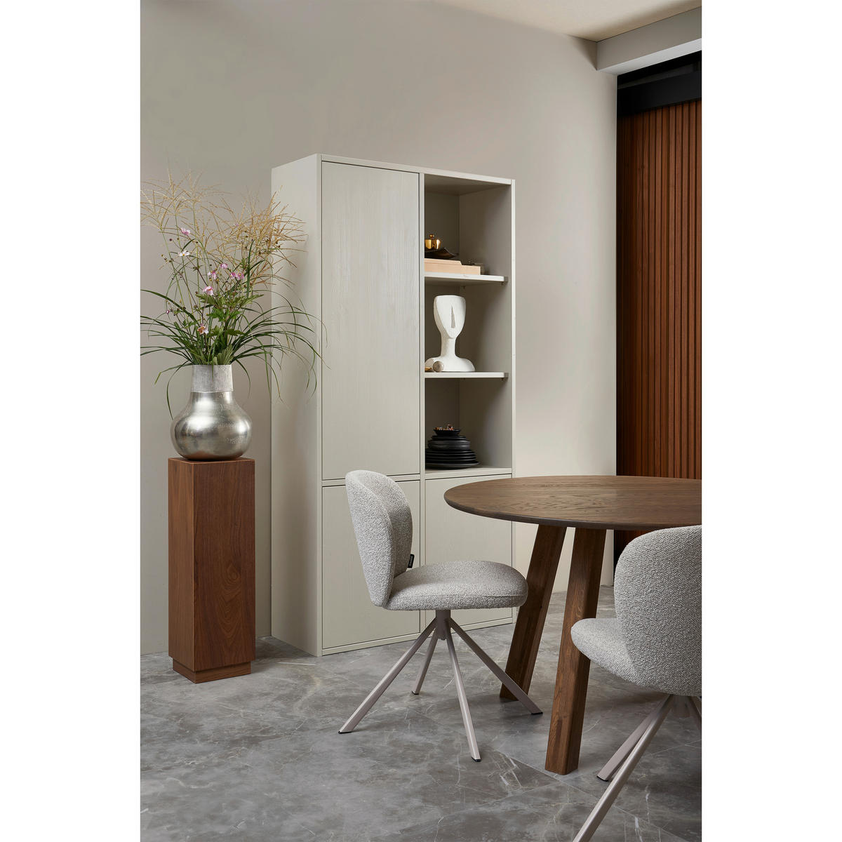 MEHRZWECKSCHRANK 100/200/40 cm  in Grauweiß  - Grauweiß, Design, Holz (100/200/40cm) - Livetastic