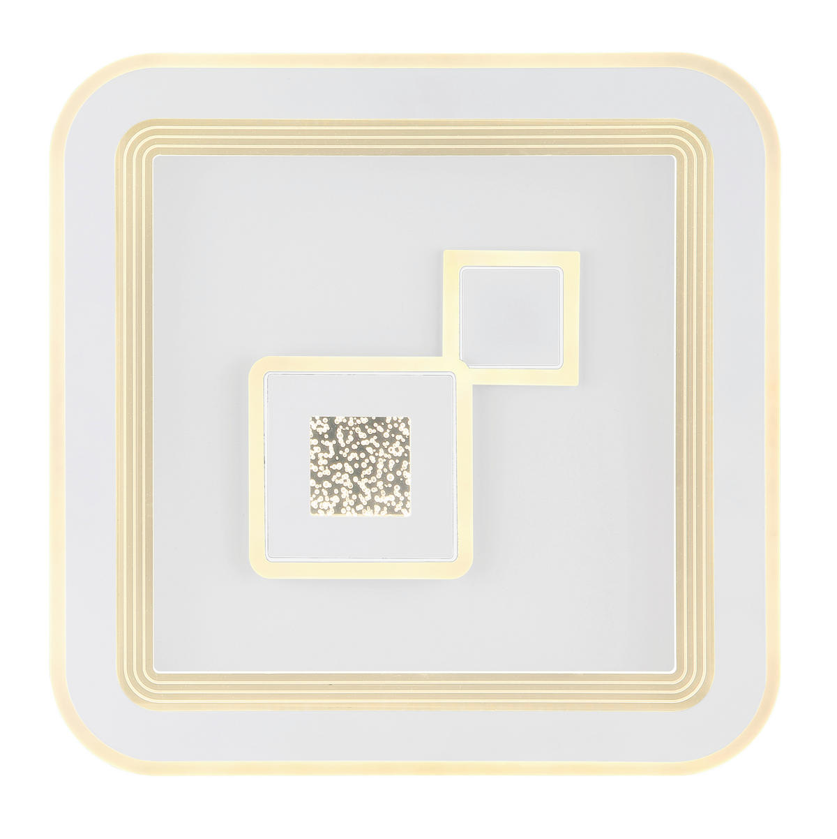 STROPNA LED-SVETILKA   //2700-6500 K/230 V/ - bela/opal, Design, kovina/umetna masa (46,6/46,6/7,4cm) - Globo