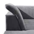 ECKSOFA  in Webstoff Grau  202/280 cm  - Schwarz/Grau, KONVENTIONELL, Holz/Textil (202/280cm) - Xora