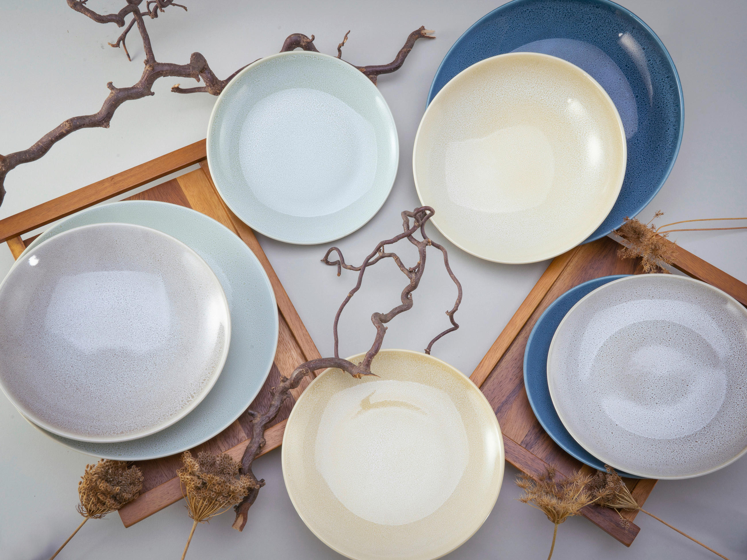 TAFELSERVICE Multicolor 12-teilig  - Multicolor, Basics, Keramik (31,5/31,5/38cm) - Creatable