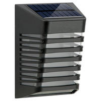 LAMPĂ SOLARĂ  - străveziu/negru, Basics, plastic (12/9/5,2cm)