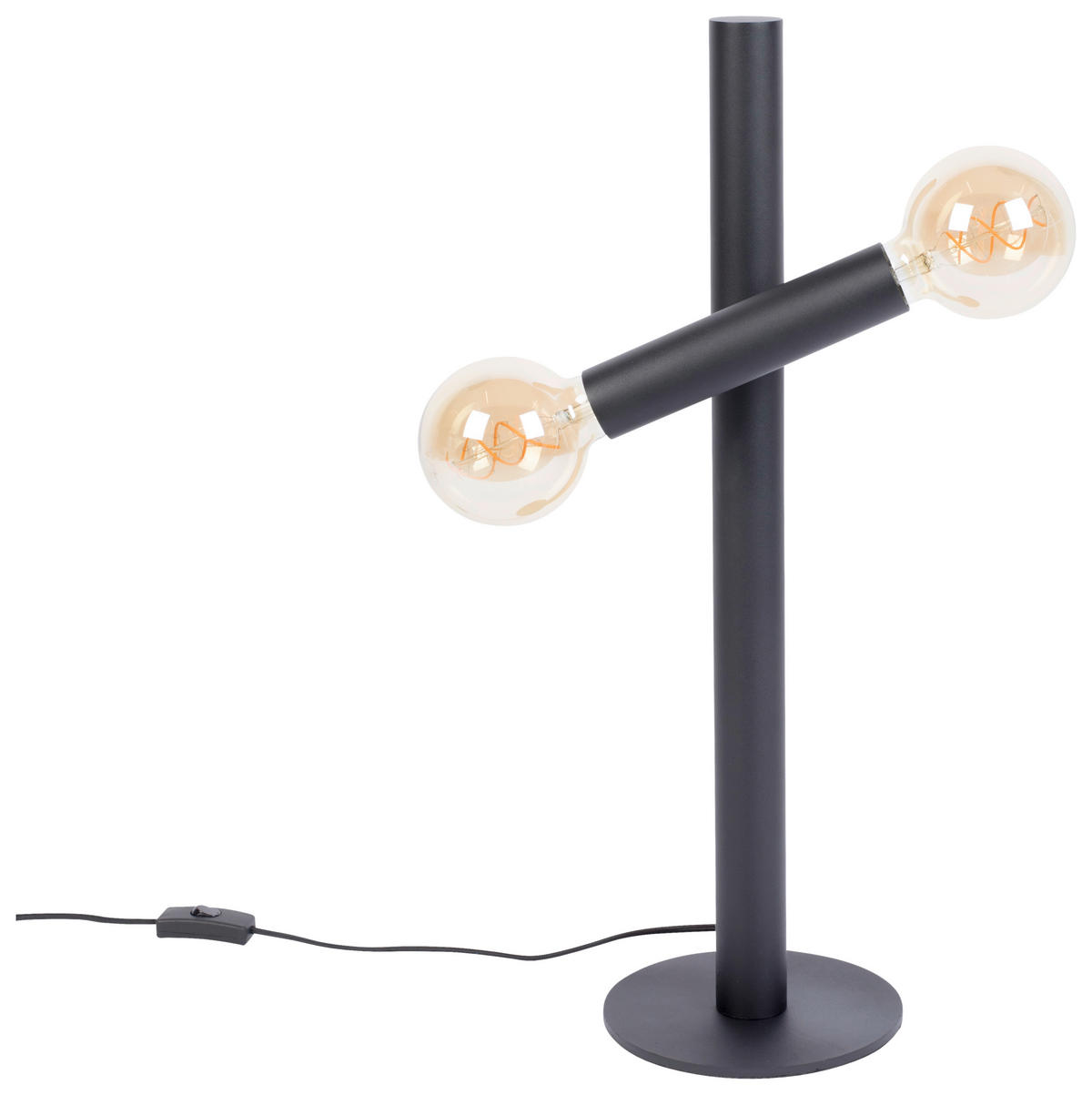 TISCHLEUCHTE - Schwarz, Basics, Metall (10,5/60/39cm) - Zuiver