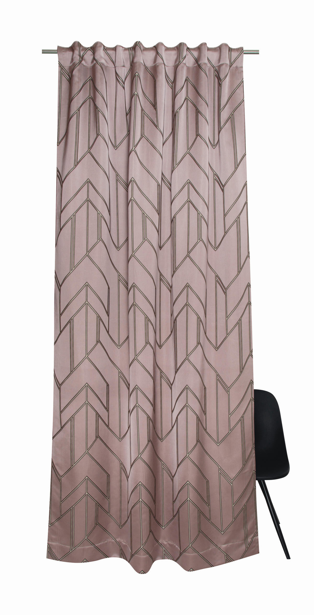 FERTIGVORHANG  blickdicht  130/250 cm   - Altrosa/Grau, Basics, Textil (130/250cm) - Schöner Wohnen