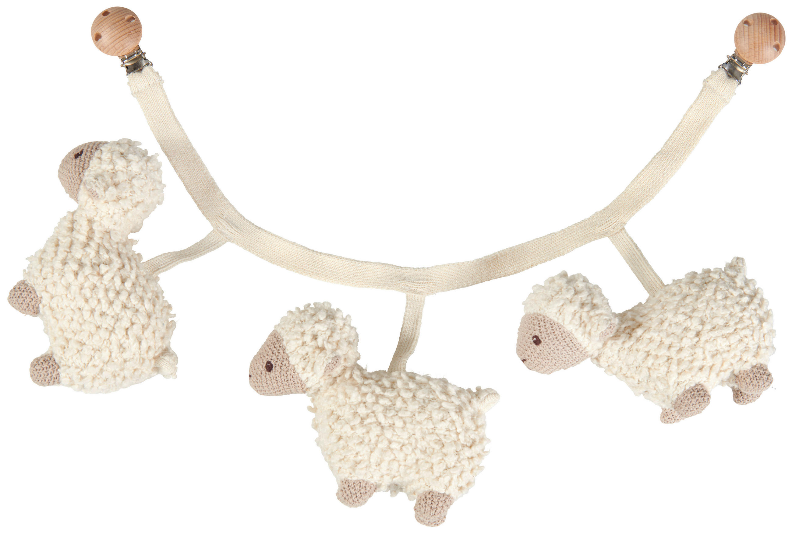 Patinio Kinderwagenkette Molly Natur 15x42 cm