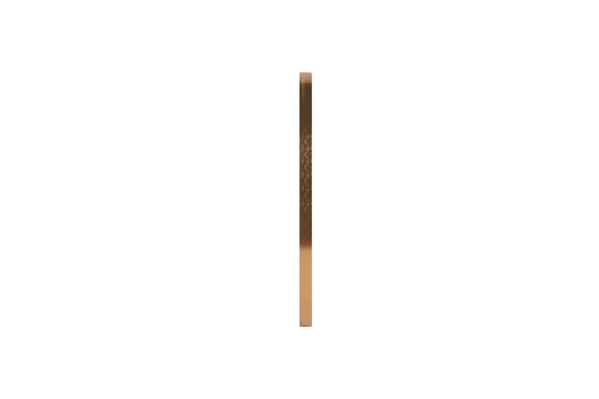WANDSPIEGEL Goldfarben  - Goldfarben, Basics, Glas/Metall (60/60/2,8cm) - Milino
