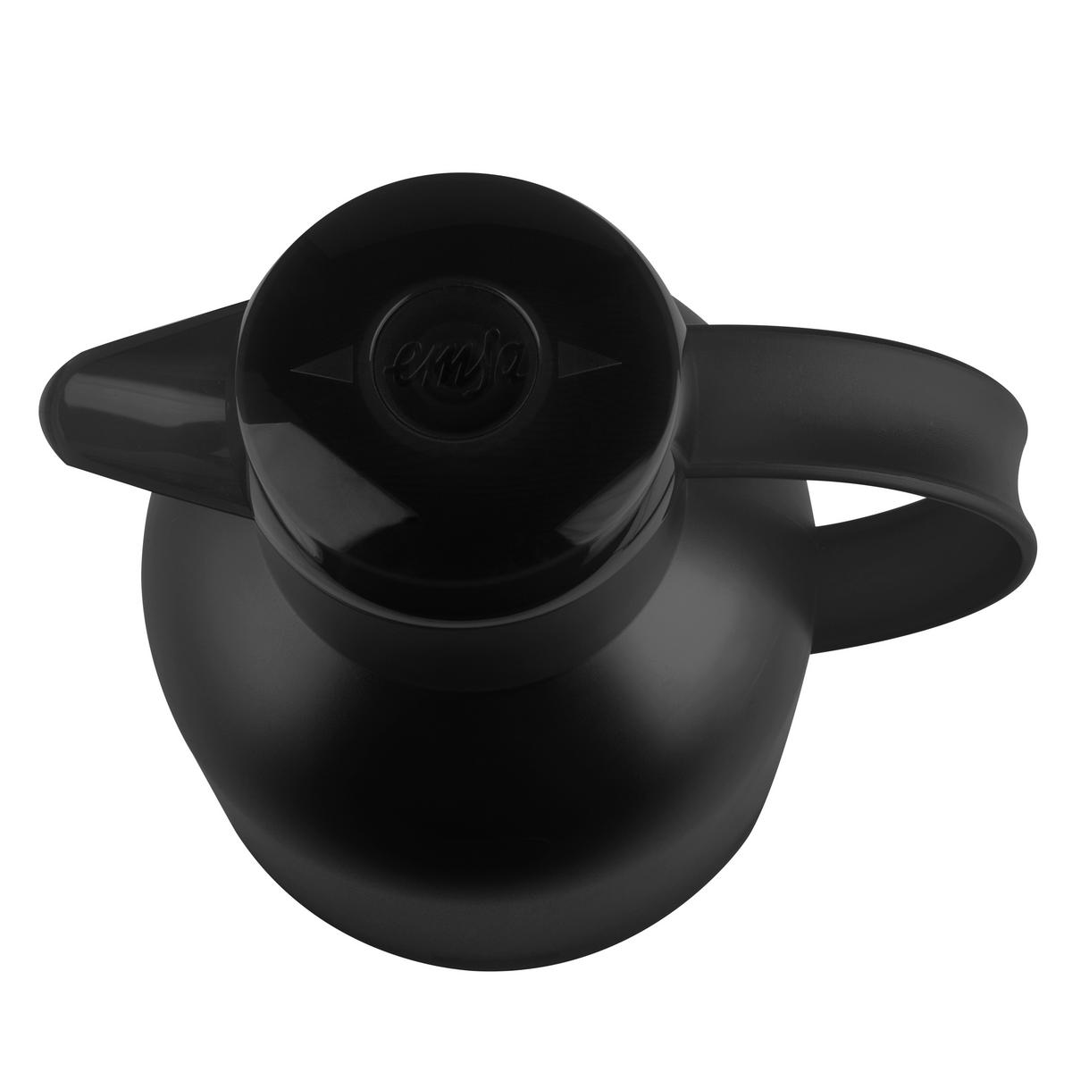 ISOLIERKANNE SAMBA 1 L  - Schwarz, Basics, Kunststoff (1l) - Emsa