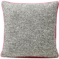 ZIERKISSEN   40/40 cm   - Pink/Schwarz, Basics, Textil (40/40cm) - Novel