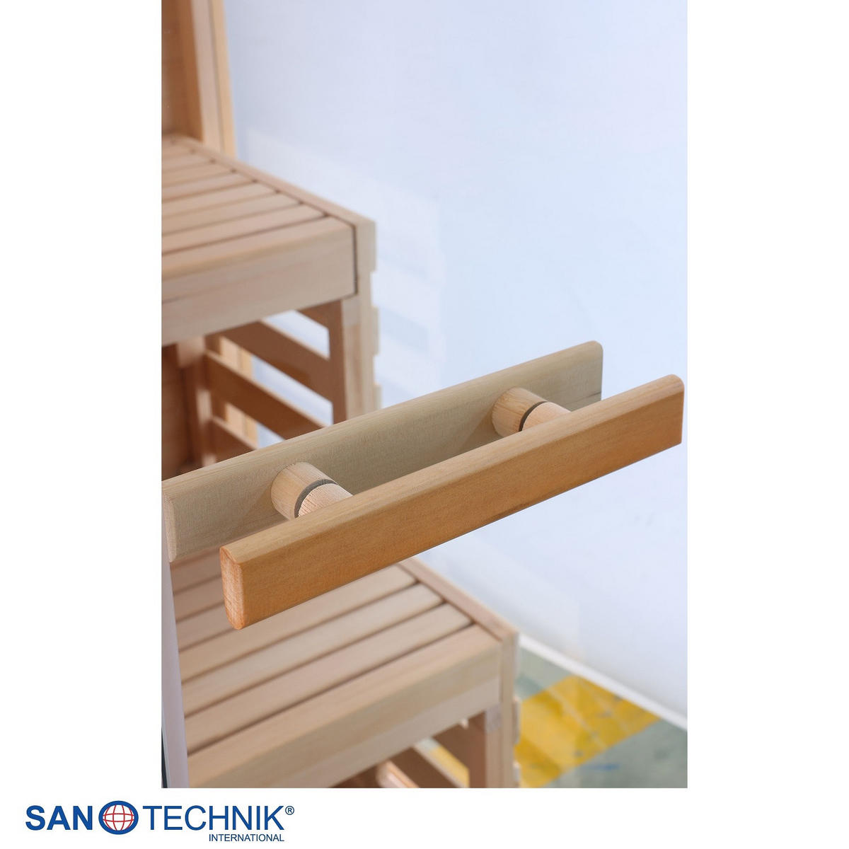 SAUNA für 2 Personen  - Naturfarben, Basics, Glas/Holz (130/120/200cm) - Sanotechnik
