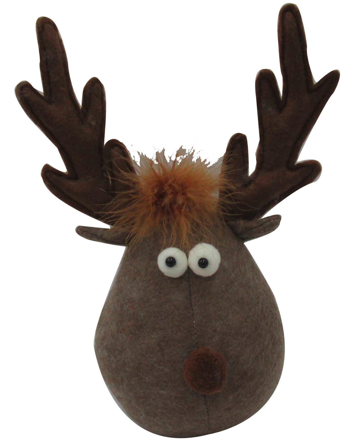 DEKORENTIER  - Braun, LIFESTYLE, Textil (23/28/15cm) - X-Mas