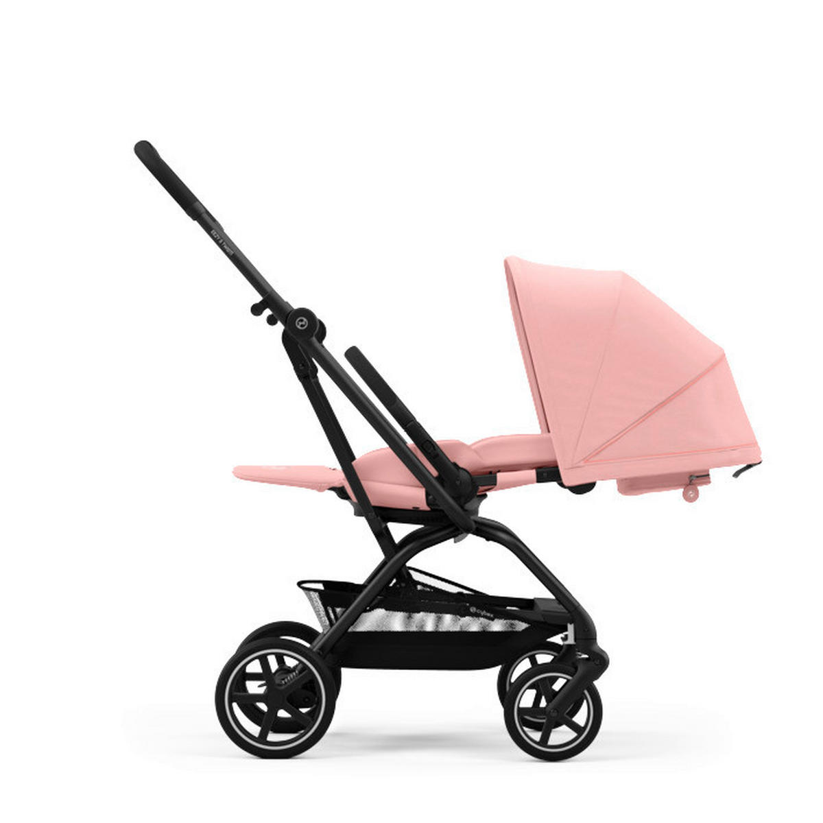 KIŠOBRAN KOLICA  Eezy S Twist+2  - ružičasta/crna, Basics, tekstil/plastika (80.5/45/105cm) - cybex GOLD