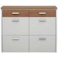 SCHUHKIPPER Dieter Knoll Collection  in 121/95/31 cm  - Eichefarben/Silberfarben, Design, Holz/Holzwerkstoff (121/95/31cm) - Dieter Knoll