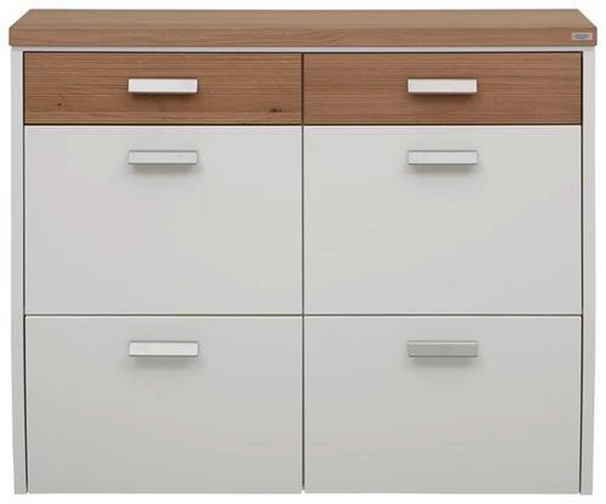 SCHUHKIPPER Dieter Knoll Collection  in 121/95/31 cm  - Eichefarben/Silberfarben, Design, Holz/Holzwerkstoff (121/95/31cm) - Dieter Knoll