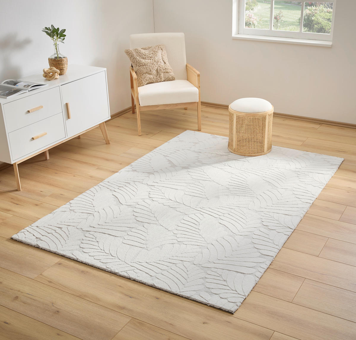 WEBTEPPICH 160/230 cm Taupe  - Taupe, Design, Textil (160/230cm) - Novel