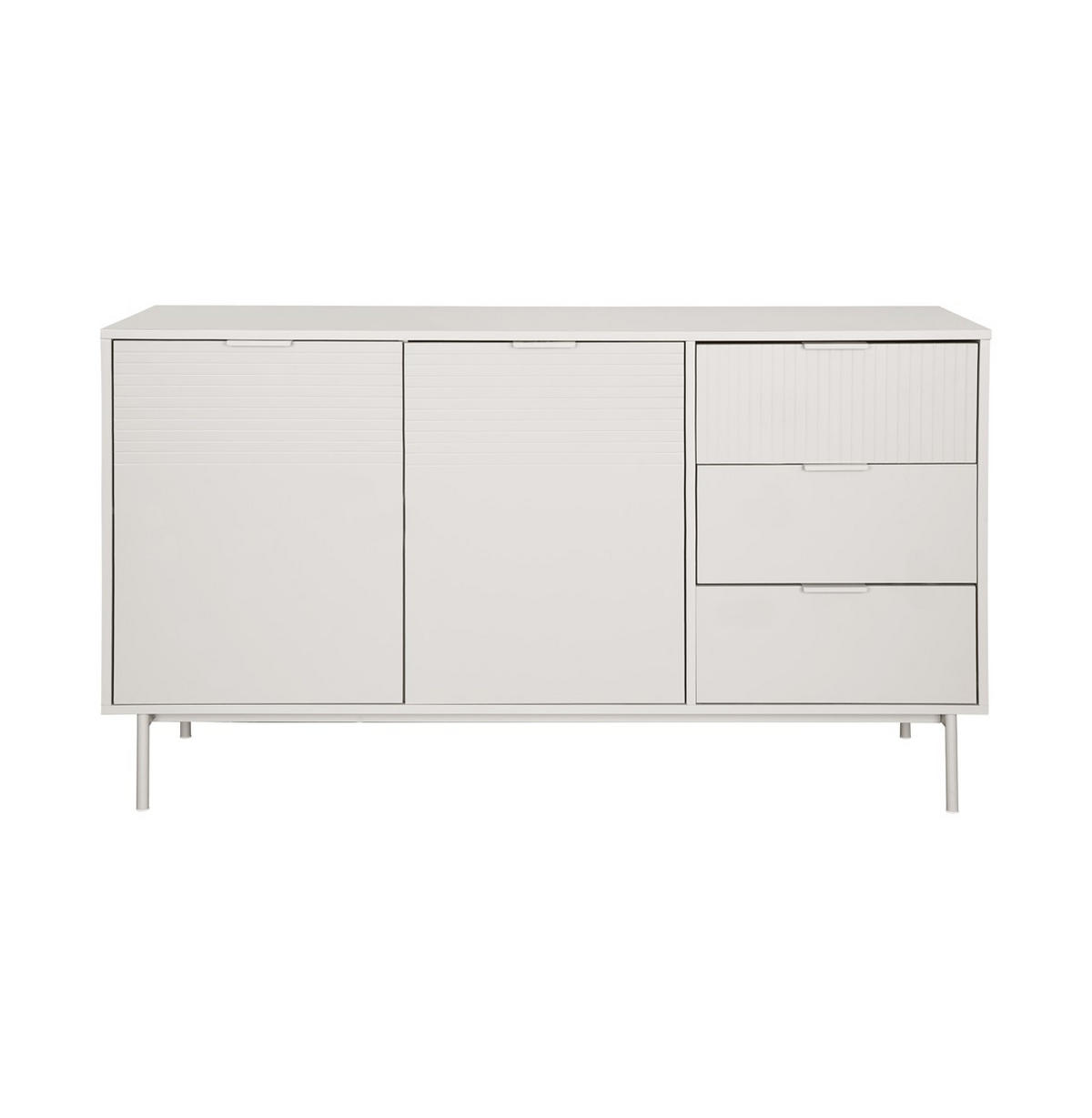 SIDEBOARD  140/80/40 cm 3 Schublade(n)  - Kaschmir, Design, Holzwerkstoff/Metall (140/80/40cm) - MID.YOU