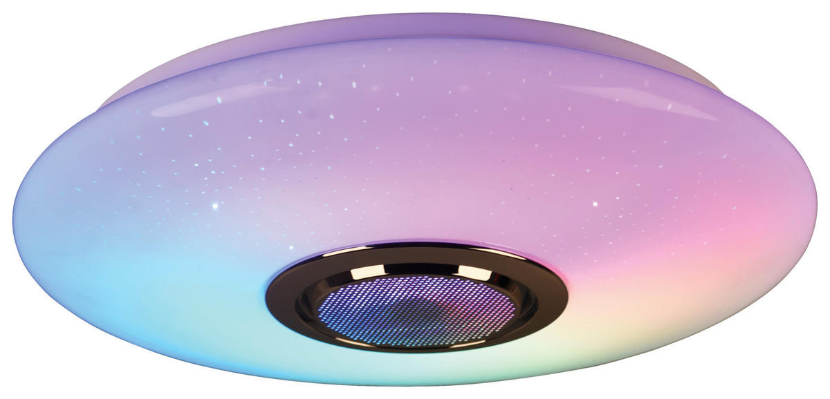 LED-DECKENLEUCHTE 41/8,5 cm   - Weiß, Design, Kunststoff (41/8,5cm) - Globo