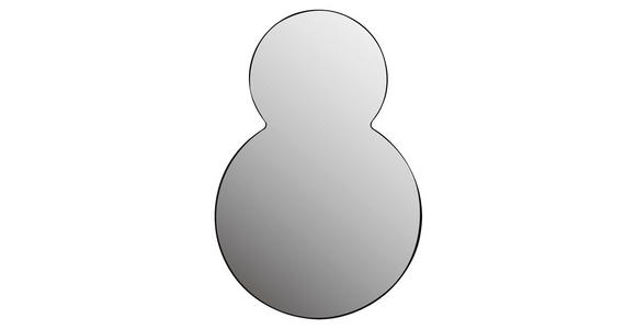 WANDSPIEGEL 90/60/2,5 cm  - Schwarz, Basics, Glas/Metall (90/60/2,5cm) - Xora