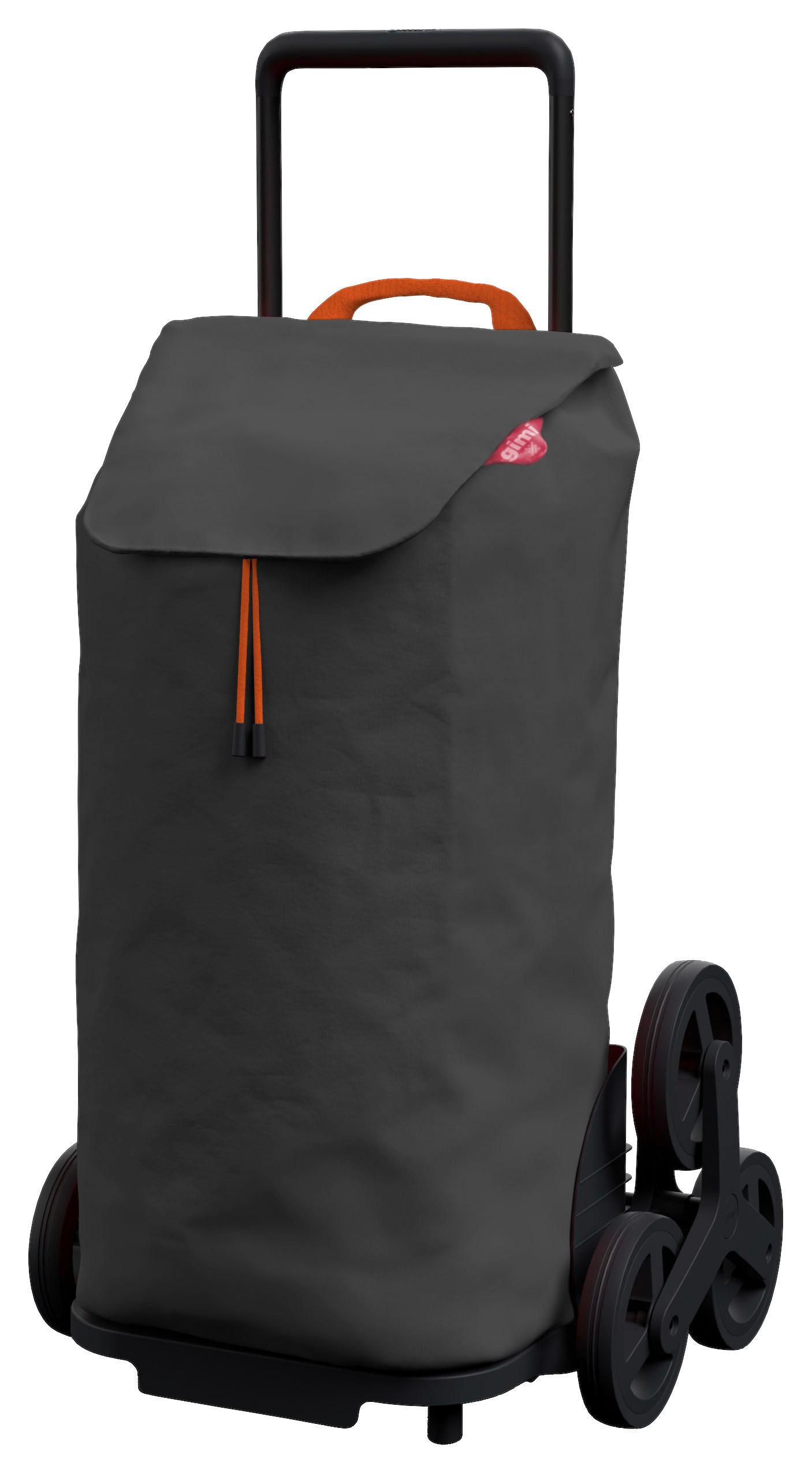 Einkaufstrolley Tris Grau / Schwarz Tasche Abnehmbar