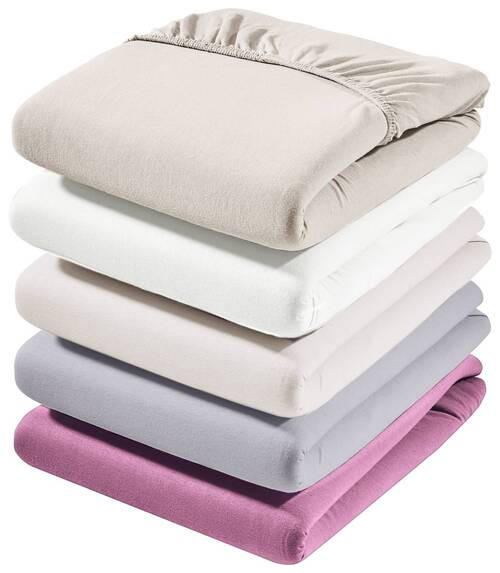 SPANNBETTTUCH Zwirn-Jersey  - Mintgrün, Basics, Textil (150/200cm) - Estella