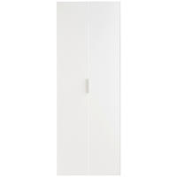 SADA DVERÍ - biela/strieborná, Basics, kompozitné drevo/plast (34,5/192/1,6cm) - Xora