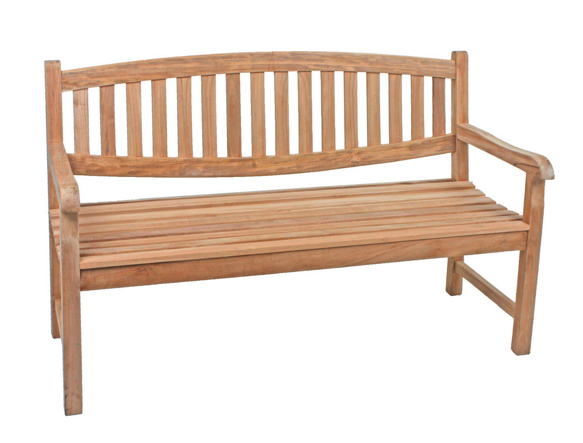 GARTENBANK 150/93/63 cm  in Naturfarben  - Naturfarben, Basics, Holz (150/93/63cm) - Gardenson