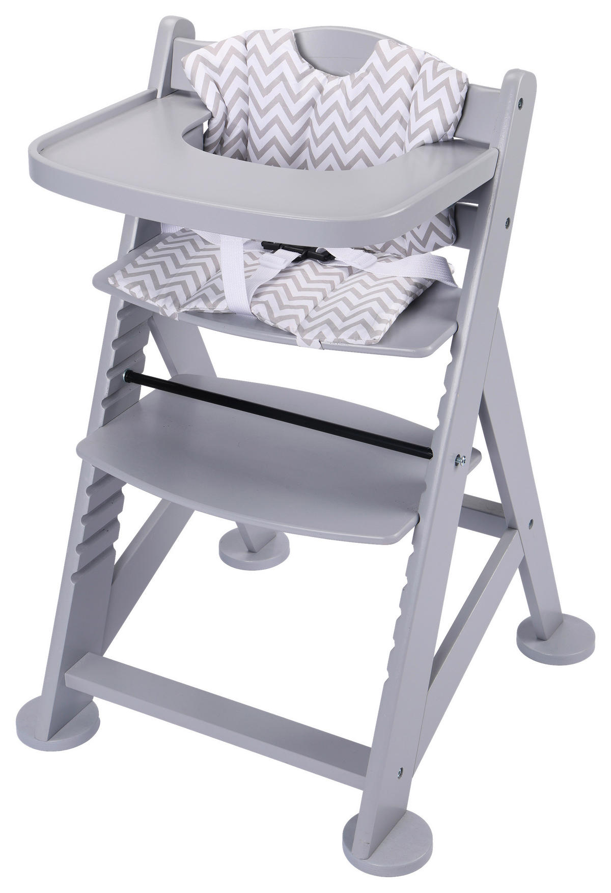 HOCHSTUHL FYNN  - Grau, KONVENTIONELL, Holzwerkstoff/Textil (55.5/55/80cm)