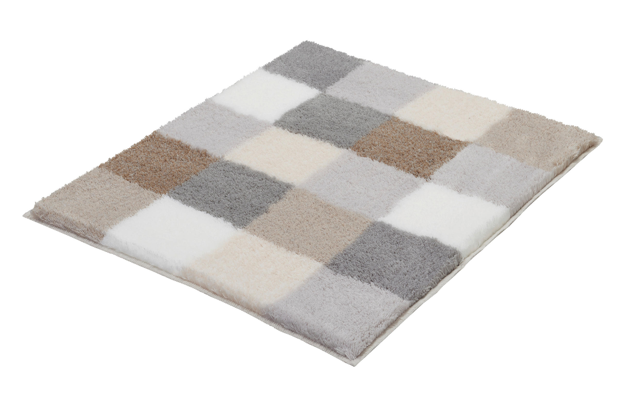 Badteppich 55/65 cm Braun, Beige