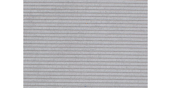 ECKSOFA Grau Feincord - Schwarz/Grau, Design, Textil/Metall (280/205cm) - Xora