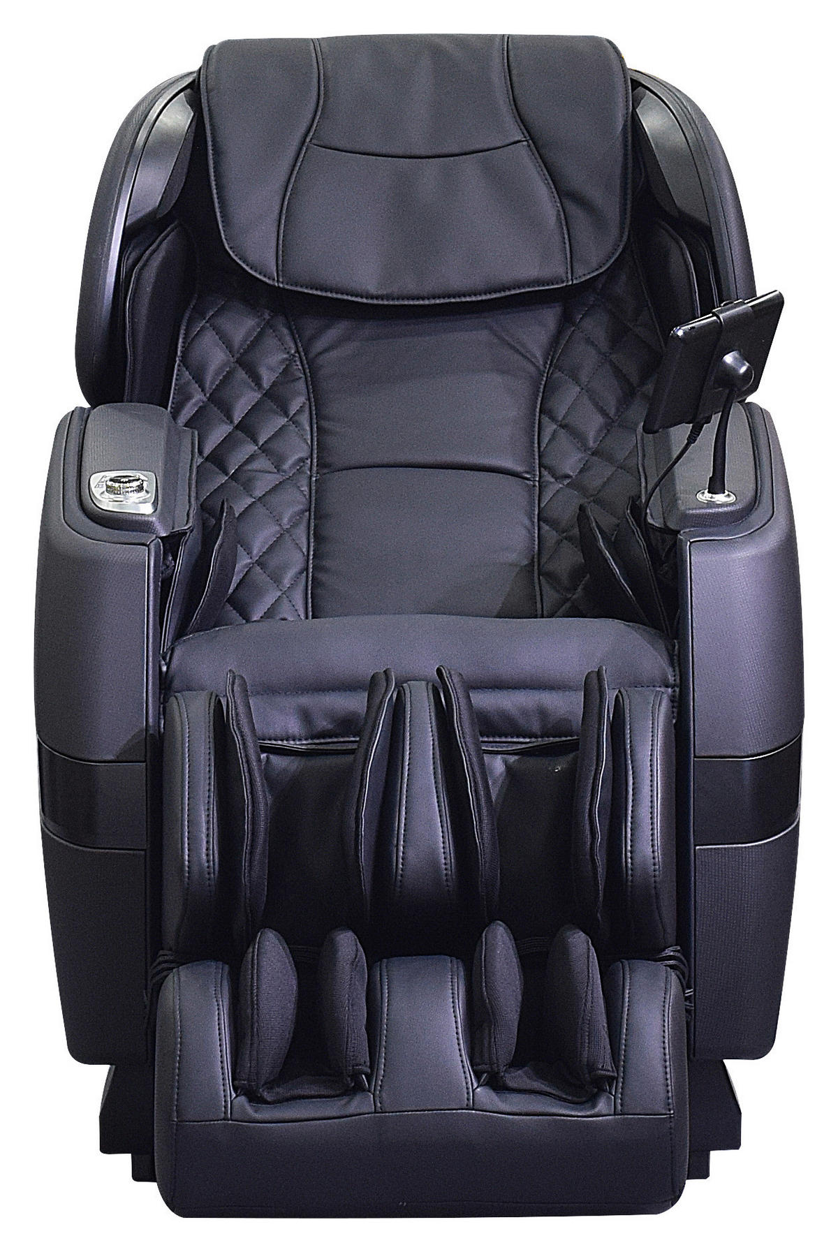 MASSAGESESSEL in Lederlook Schwarz  - Schwarz, Design, Textil (84/121/158cm) - Cantus