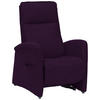 FERNSEHSESSEL in Chenille Violett  - Violett, KONVENTIONELL, Kunststoff/Textil (79-83/108/87cm) - Valdera