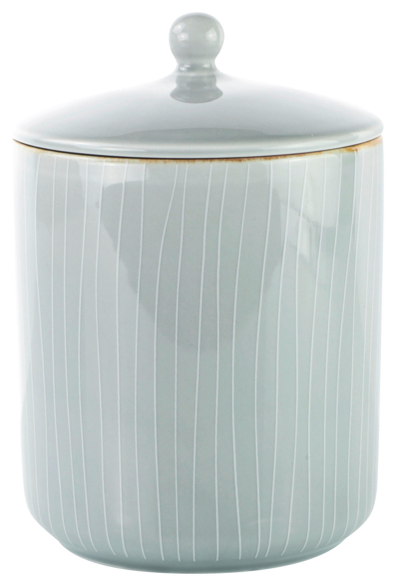 VORRATSDOSE 1,0 l  - Grau, Design, Keramik (12/16cm) - Landscape