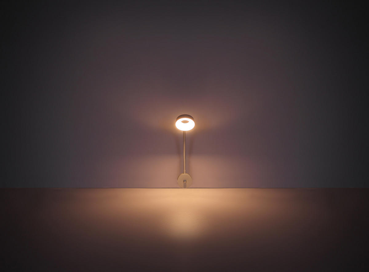 LED-WANDLEUCHTE - Weiss, Design, Kunststoff/Metall (15/45,5cm) - Globo