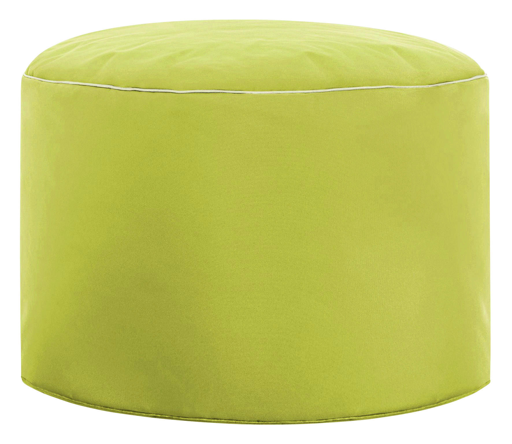 POUF in Grün Textil  - Grün, Design, Textil (50/30/50cm)