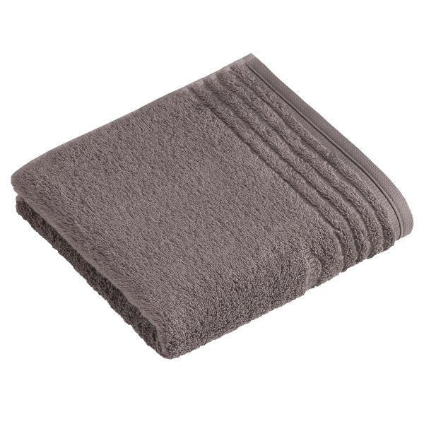 Vossen Handtuch Vienna Style Supersoft Graubraun 50x100 cm