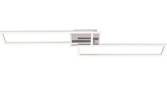 LED-DECKENLEUCHTE 110/25/8 cm - Weiß, Trend, Kunststoff/Metall (110/25/8cm) - Novel