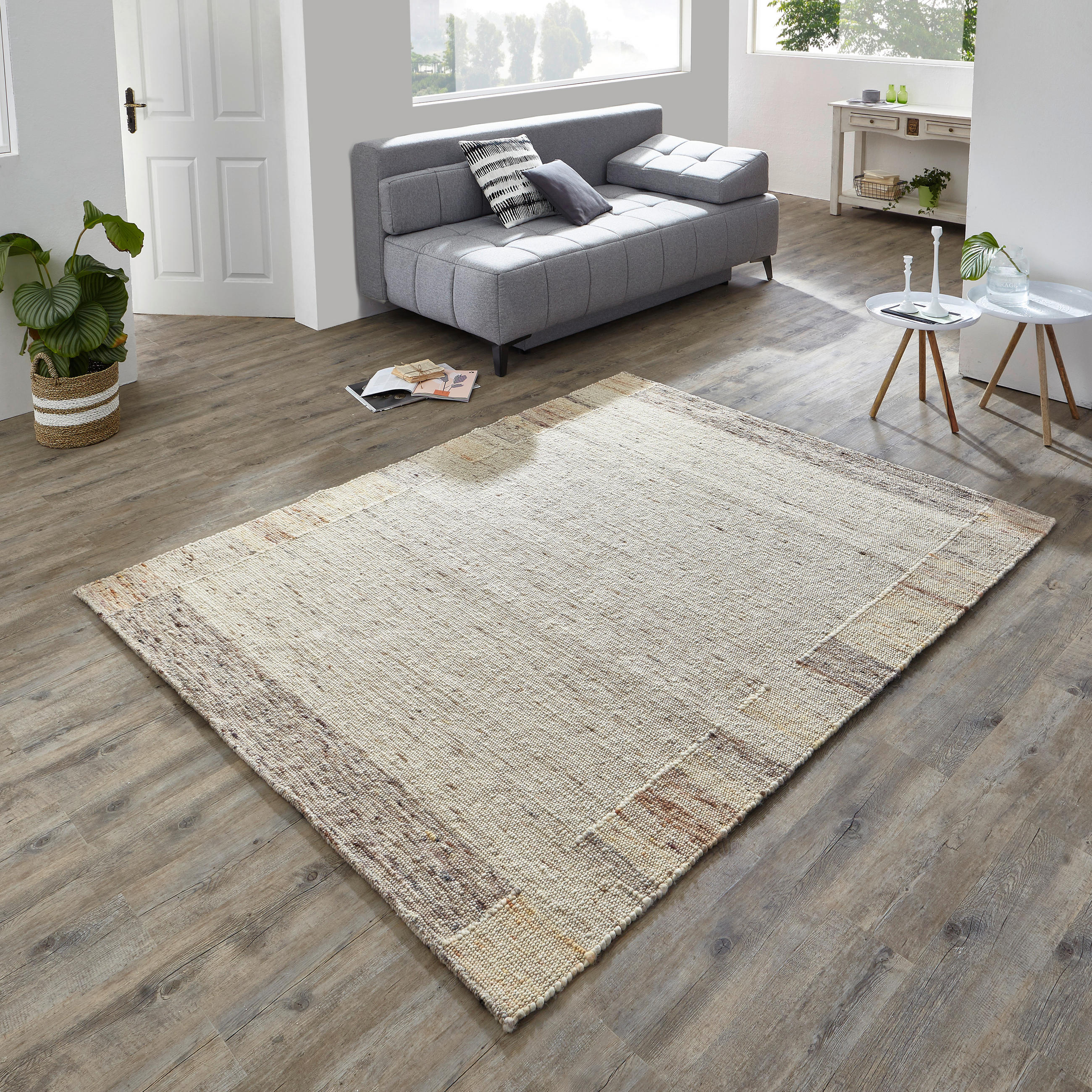 HANDWEBTEPPICH 170/230 cm  - Naturfarben, Basics, Textil (170/230cm) - Linea Natura